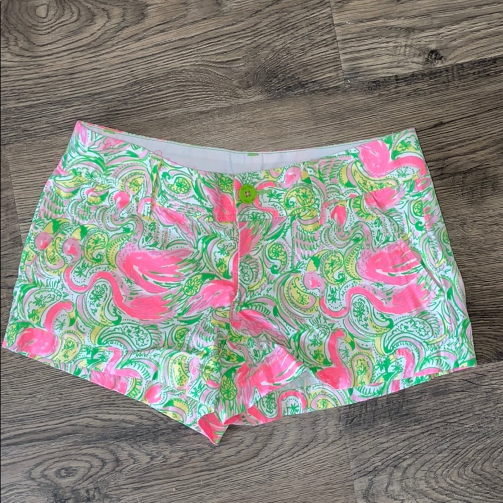 Flamingo print Lilly Pulitzer Shorts